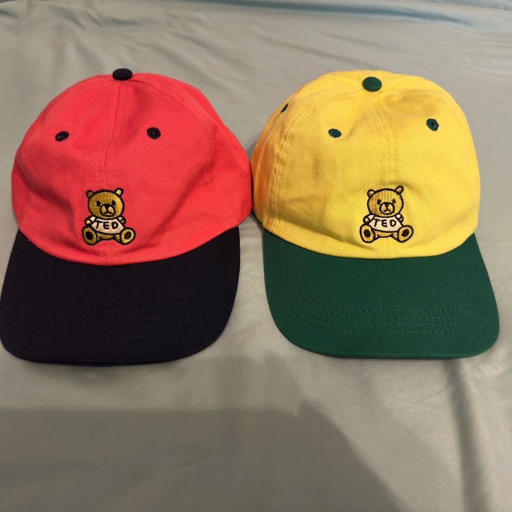 Teddy Fresk Embroidered Caps Set